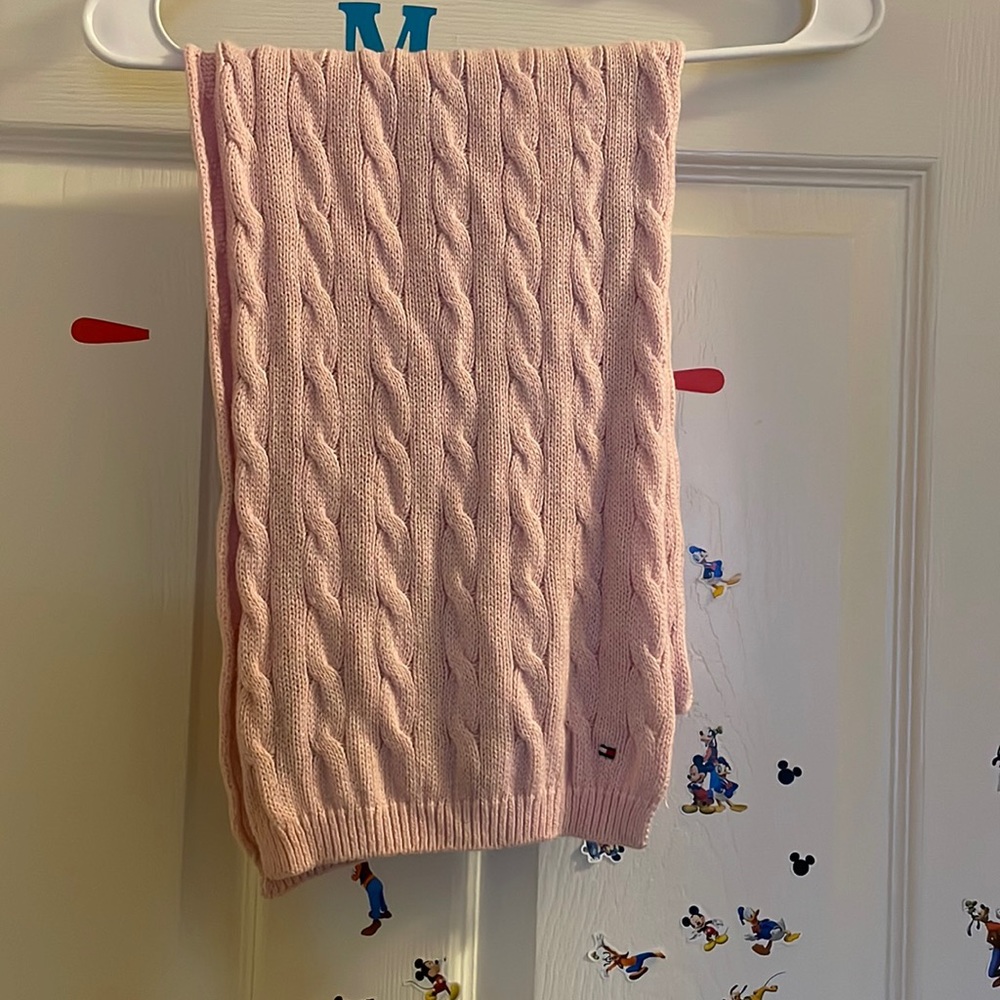 Tommy Hilfiger pink scarf